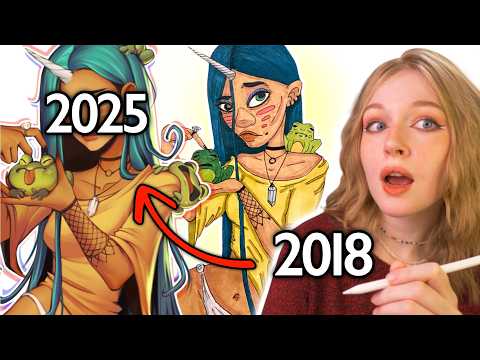 ROASTING and REDRAWING my OLD ART✍