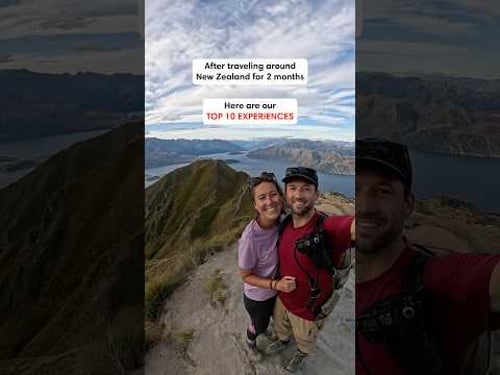New Zealand top 10 travel experiences 🫶🇳🇿 #travel #newzealand #top10 #travelexperiences