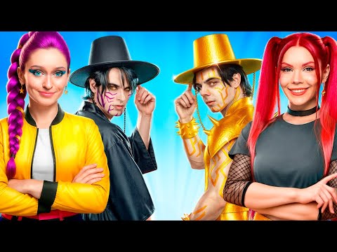 Gold Jinu vs Dark Jinu for Rumi’s Heart! KPop Demon Hunters in Real Life!