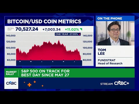 Fundstrat's Tom Lee: Crypto looks like it is bottoming now