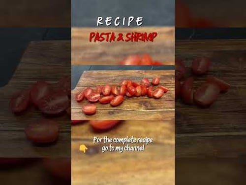 BEST and EASIEST 🍝🍤Pasta and shrimp recipe! #pasta #easyrecipe #bestflavors #cooking