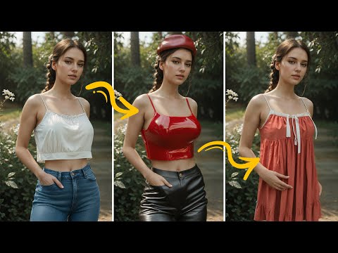 How to change clothes with AI.