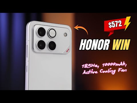 🔥 Honor Win In-Depth Review | 10,000mAh Battery, 185Hz Display & Gaming Beast 🔥| Price USA