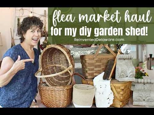 Thrift Haul for a DIY Garden Shed DIY Greenhouse DIY She Shed