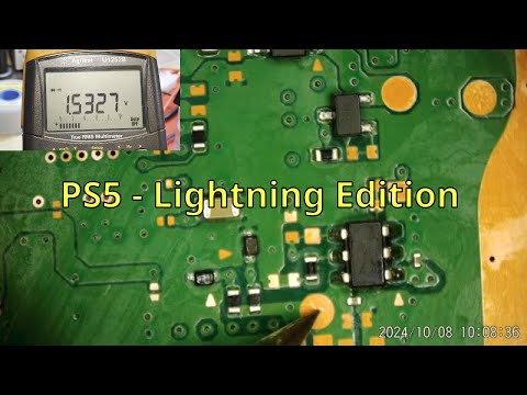 #166 Repair of PS5 with Lightning Damage