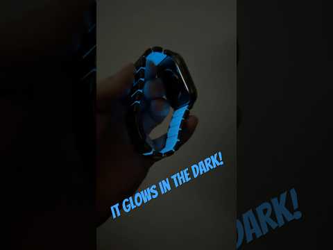 This new Apple Watch band glows in the dark!