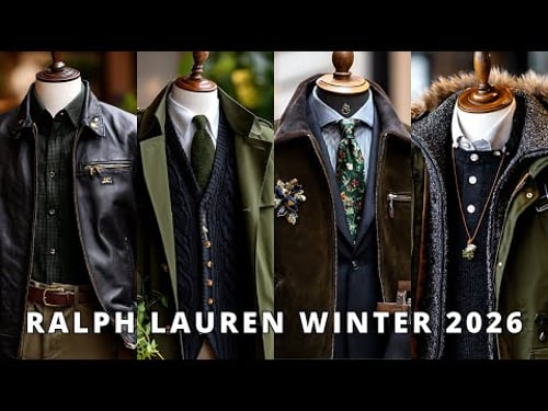 19 Olive & Charcoal Ralph Lauren Winter Looks for Men Over 60 🧥✨