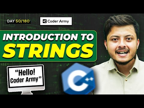Introductions To STRINGS in C++
