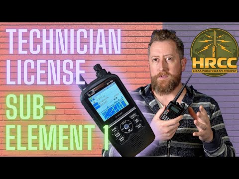 Ham Radio Technician License Prep: Sub-Element 1 (2022-2026)
