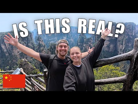 THE USA THINKS THIS IS CGI... 🇨🇳 But It’s a REAL PLACE in China! (Zhangjiajie shocked us)