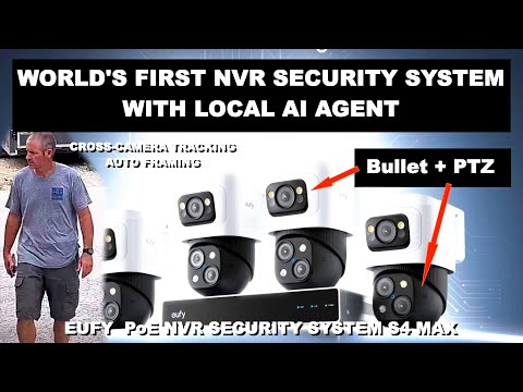 Is This The Best Home Security System? - eufy - POE BULLET PTZ - LOCAL AI - CROSS CAMERA TRACKING!