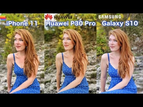 iPhone 11 VS Huawei P30 Pro VS Samsung Galaxy S10 - Camera Comparison!