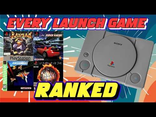 Every PS1 Launch Game RANKED From Best to Worst!