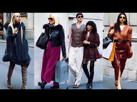 Milan November Hottest Fashion 2025 🇮🇹 Italian Fall Trendy Street Style Looks