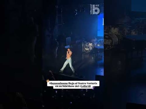 Benson Boone "Sorry I'm Here For Someone Else" at Lollapalooza Argentina Sideshow! π¦π· #bensonboone
