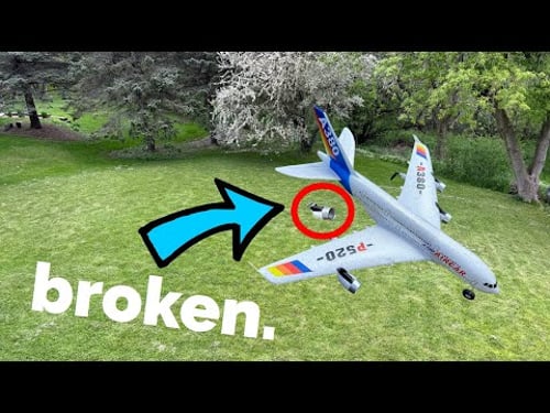 I CRASHED my NEW RC Plane