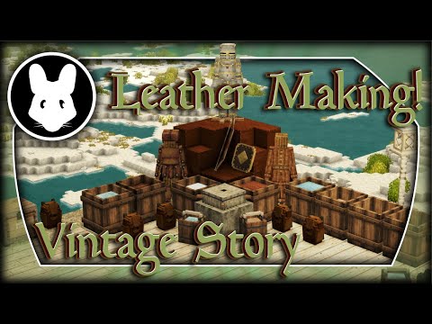 Vintage Story - Leather Making! - How to Handbook Bit By Bit