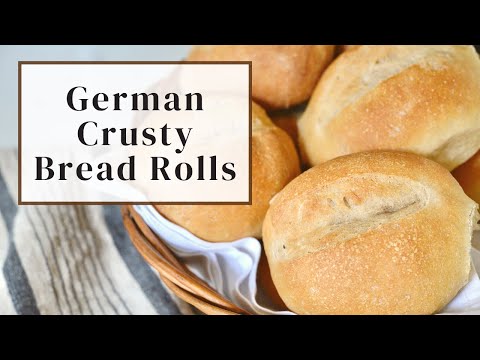 How to Make Crusty German Bread Rolls