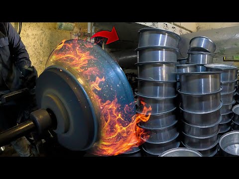 Amazing Lathe Skills: Turning a Metal Block into a Pot