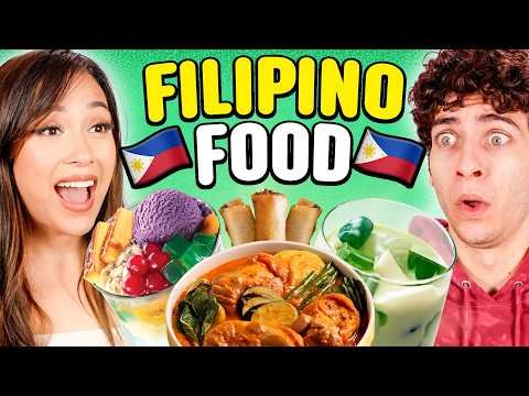 Asians vs. Caucasians: Our Favorite Filipino Foods! | ReactCAST