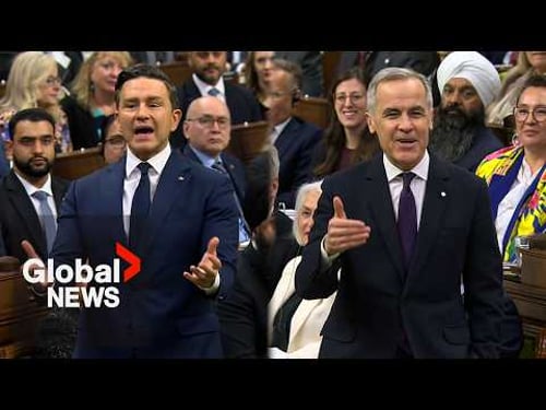 Carney suggests Poilievre remove his "fingers from his ears" when it comes to Canadian auto workers