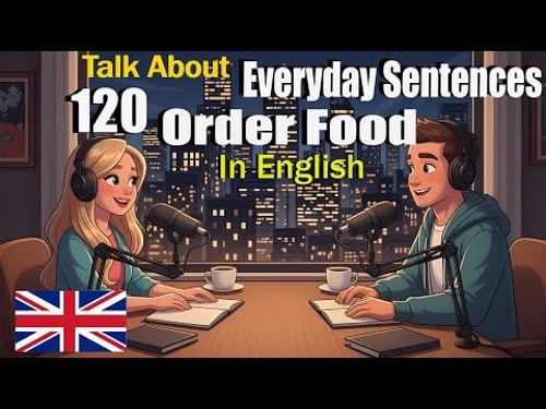How to Talk About Your Order Food in English | Easy Speaking & Conversation Practice