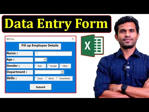 Automated Data Entry Form in Excel | VBA Tutorial