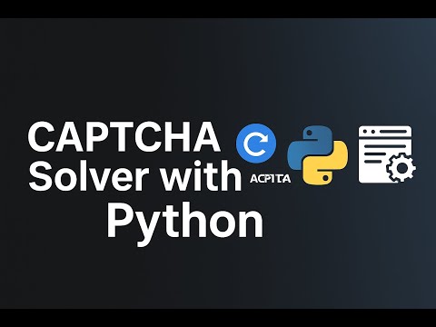 CAPTCHA Solver with Python