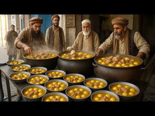 Unseen Breakfast in Afghanistan | Traditional Afghan Street food