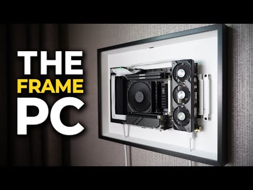 컴퓨터 이제 벽에 거세요. - The Frame PC 제작기