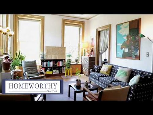 Inside an Artist’s Eclectic NYC Apartment Filled with DIY & Art | House Tour