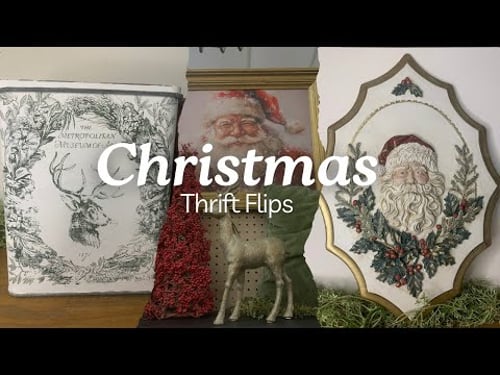 Christmas Thrift Flips | Turning Thrifted Finds into Holiday Decor