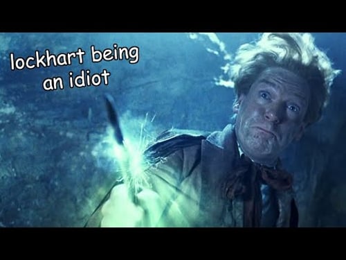 gilderoy lockhart being an idiot