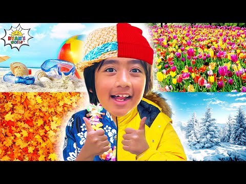 Learn about the Seasons of the year for kids with Ryan's World!