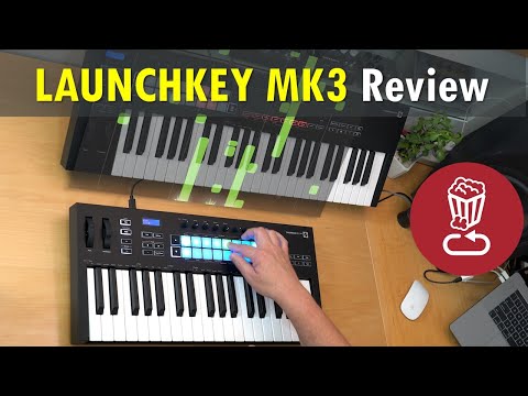LAUNCHKEY MK3 MIDI keyboard Review & Tutorial // 25,37 vs 49,61 // Generative Arp by Novation