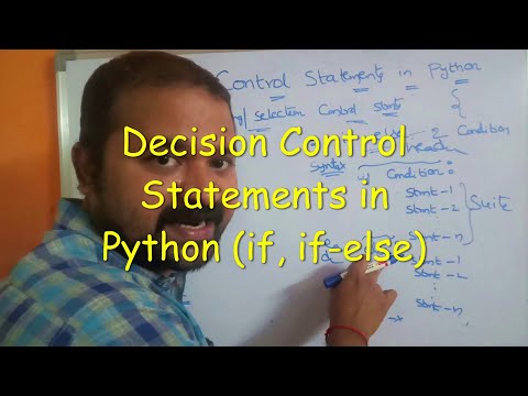 Decision making Control Statements ( if, if - else ) Part 1 in Python Programming