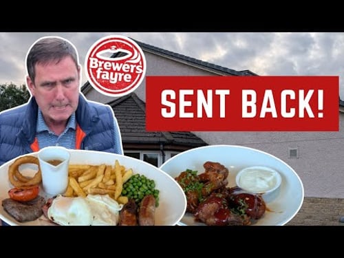 I SENT THIS MEAL BACK! SHOCKING!! (Brewers Fayre Review)