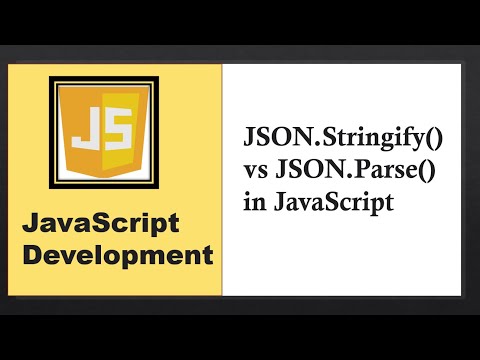 JSON Stringify vs JSON Parse