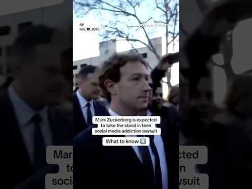 Meta CEO Mark Zuckerberg to testify in teen social media addiction suit. 💼