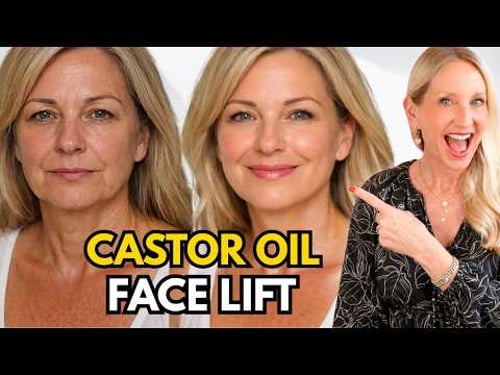 INSANE RESULTS Castor Oil FACIAL Routine for Women Over 50