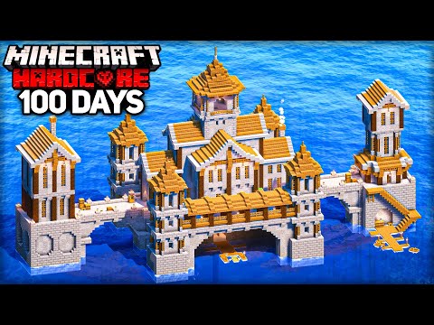 I Survived 100 Days Building a MEGABASE in Minecraft Hardcore
