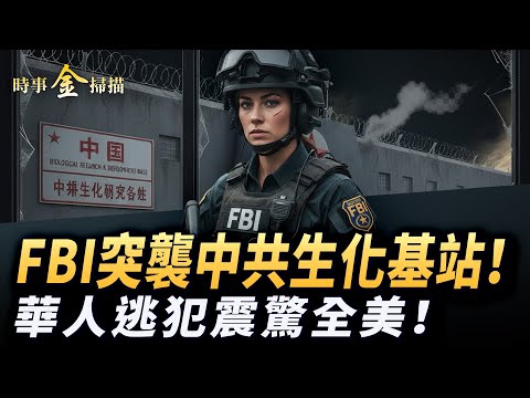 FBI突襲神秘生化實驗室 奪命車庫驚魂;從加州到賭城 中國籍逃犯背景太深;CDC致命漏洞 「病毒幽靈」就在你身邊。| #時事金掃描 #金然