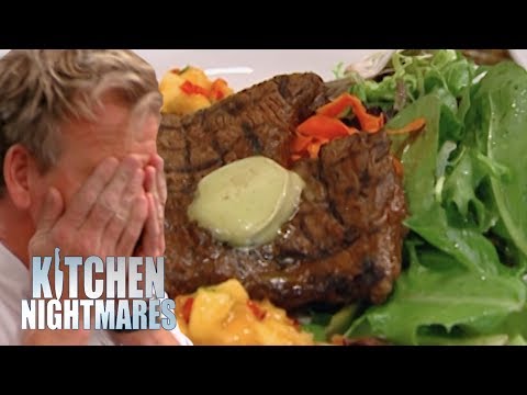 Nervous Chef Loses Cook-Off to Gordon’s Steak | Kitchen Nightmares