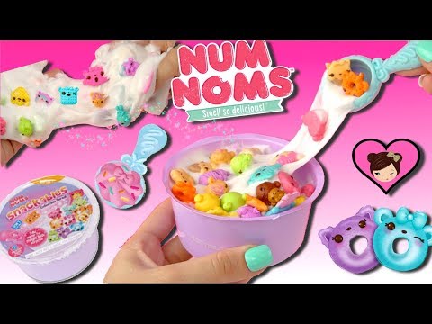 Easy & Fun Cereal Slime DIY with Num Noms Cereal Toy Surprises