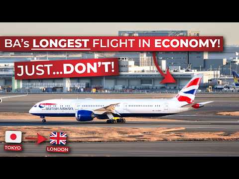 15h 30min in ECONOMY?? | British Airways LONGEST FLIGHT! | Boeing 787-9 from Tokyo Haneda to London
