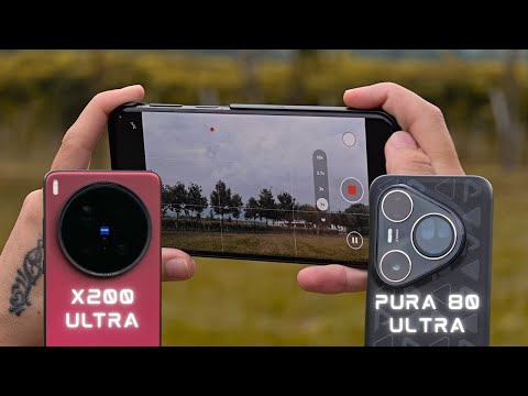 Huawei Pura 80 Ultra vs Vivo X200 Ultra │ Video Recording Comparison & Lowlight Video