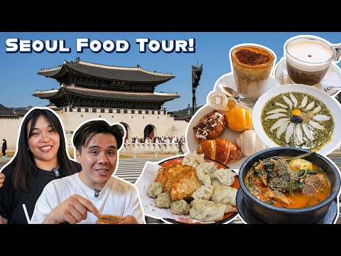24-Hour KOREAN FOOD TOUR! | Our First Time in SEOUL! 🇰🇷