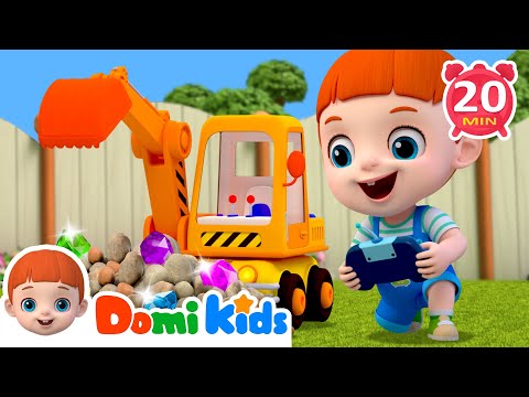 挖掘機找寶藏 | Digging for Treasure | 熱門TOP | 人氣兒歌 | Kids Song | 童謠 | domikids | 寶貝多米