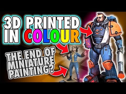 FULL COLOUR RESIN PRINTING!!! - StrataSys J55 Impressions