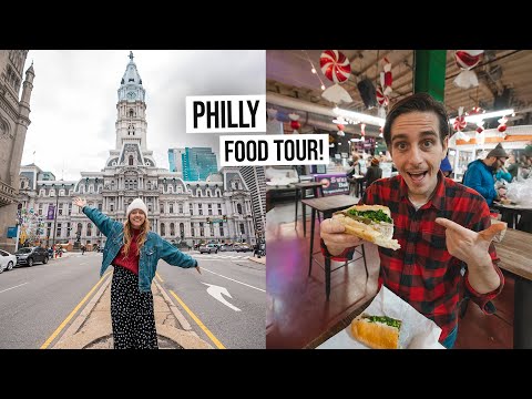 Our PERFECT Day in Philadelphia! Cheesesteak SHOWDOWN, Delicious Local Food Tour & More! 🤤